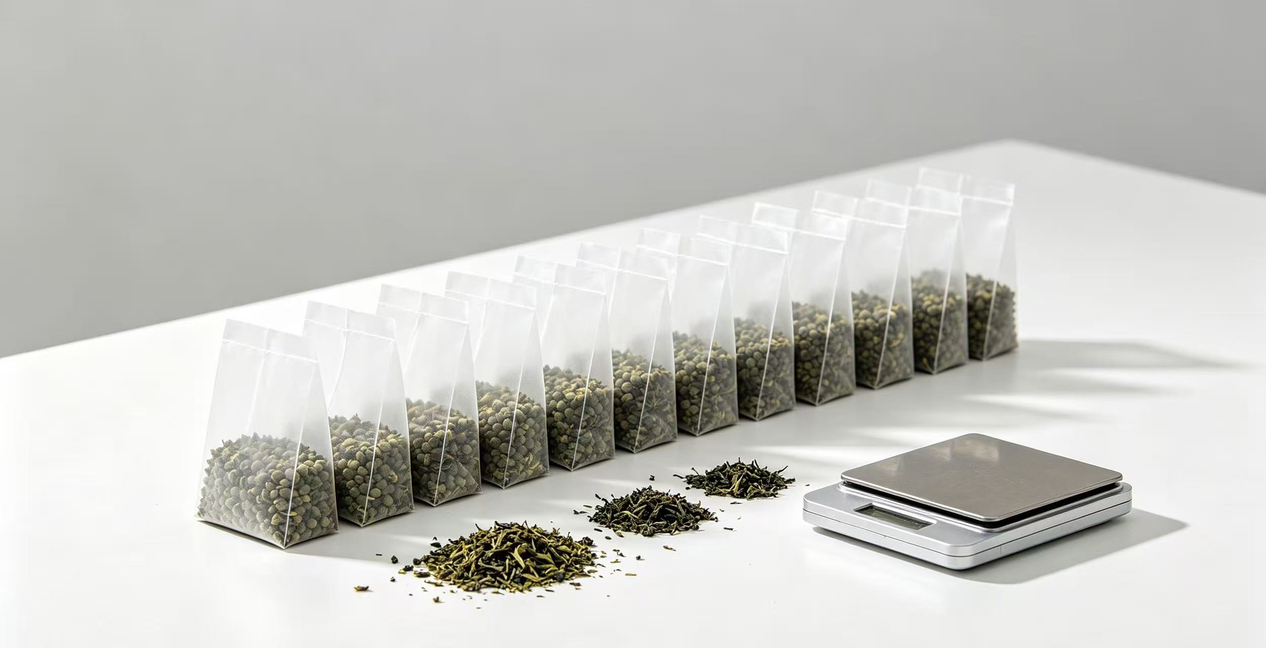 Stabil, alacsony hibás térfogatú teamérleg- és -töltőgép Kína világszerte csökkenti a tea-nyersanyag-hulladékot