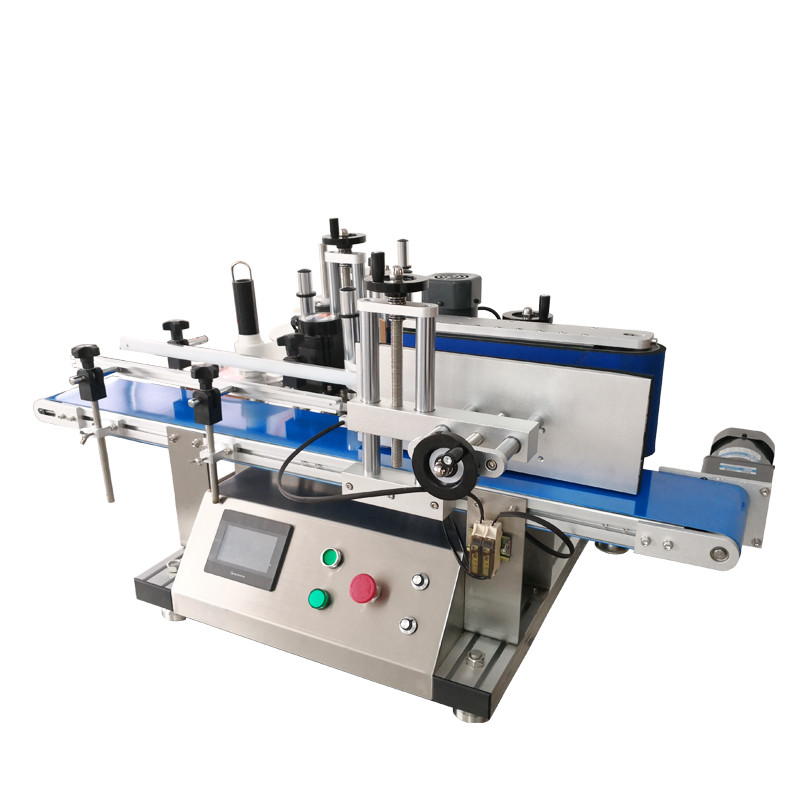 Automatic labeling machine for round bottle