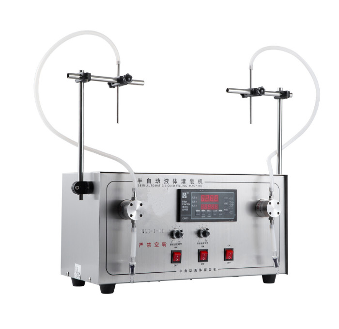 Double heads Magnetic pump liquid filling machine