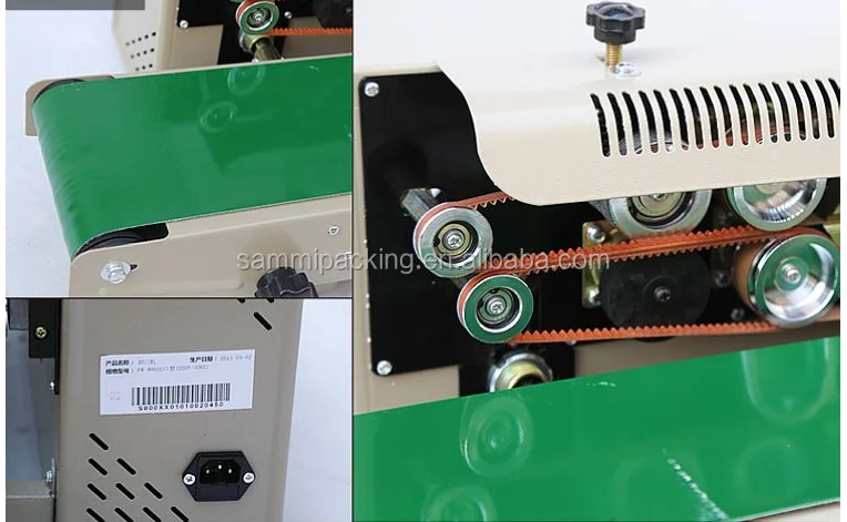 Continuous band sealing machine