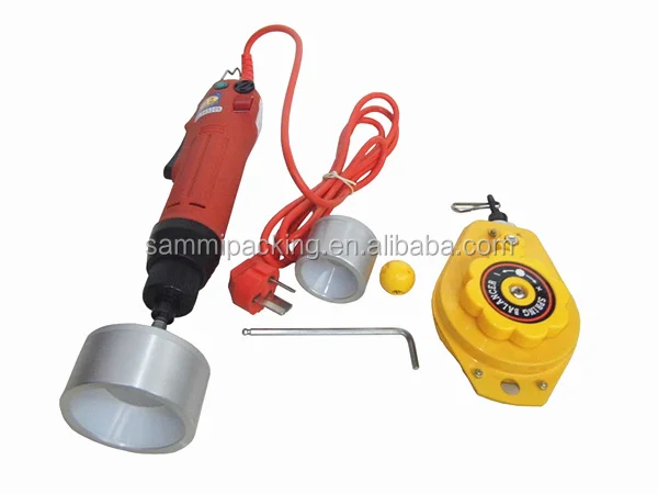 Hand held electric capping machine