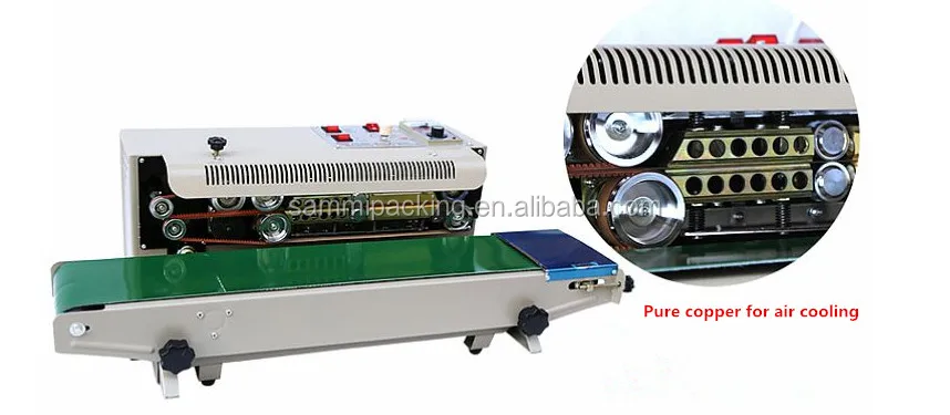 Continuous band sealing machine